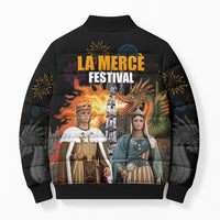 La Merce Festival Barcelona Bomber Puffer Jacket Catalan Tradition Celebration Sagrada Familia Fireworks Art