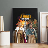 La Merce Festival Barcelona Canvas Wall Art Catalan Tradition Celebration Sagrada Familia Fireworks Art