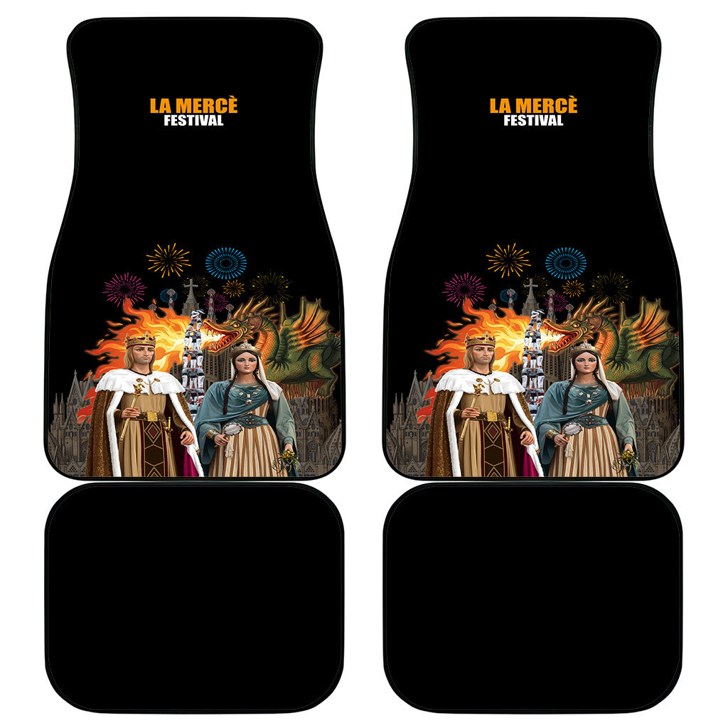 La Merce Festival Barcelona Car Mats Catalan Tradition Celebration Sagrada Familia Fireworks Art