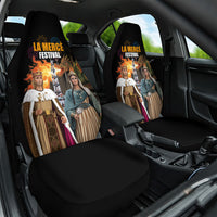 La Merce Festival Barcelona Car Seat Cover Catalan Tradition Celebration Sagrada Familia Fireworks Art