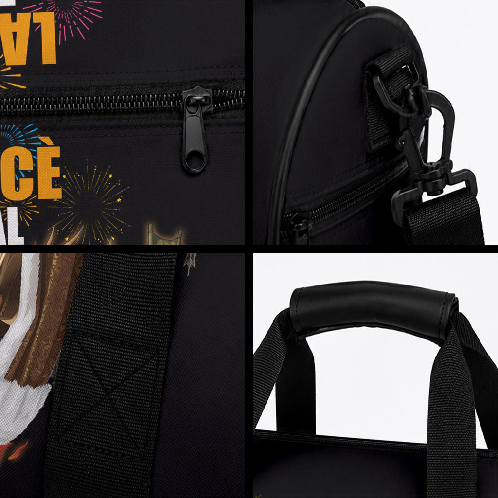 La Merce Festival Barcelona Duffle Bag Catalan Tradition Celebration Sagrada Familia Fireworks Art
