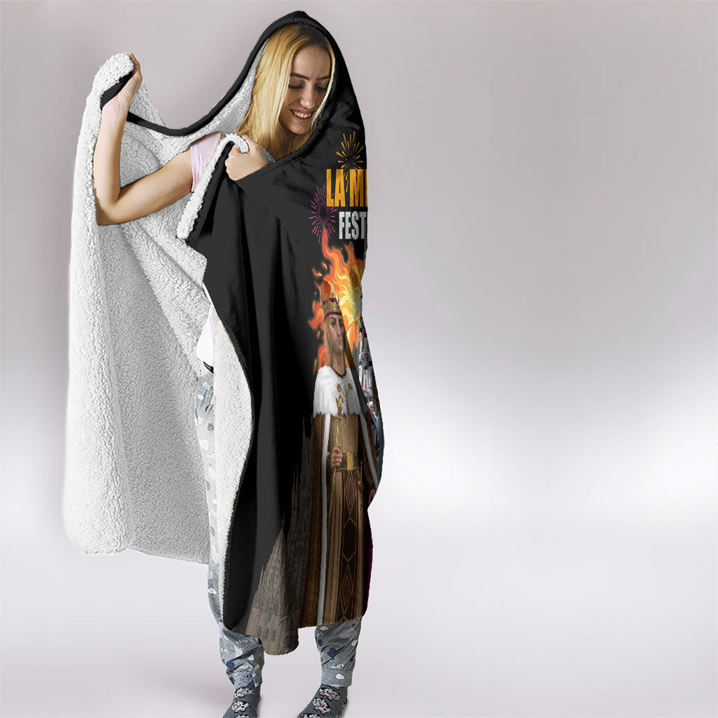 La Merce Festival Barcelona Hooded Blanket Catalan Tradition Celebration Sagrada Familia Fireworks Art