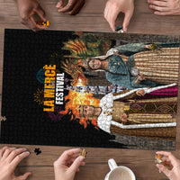 La Merce Festival Barcelona Puzzle Catalan Tradition Celebration Sagrada Familia Fireworks Art
