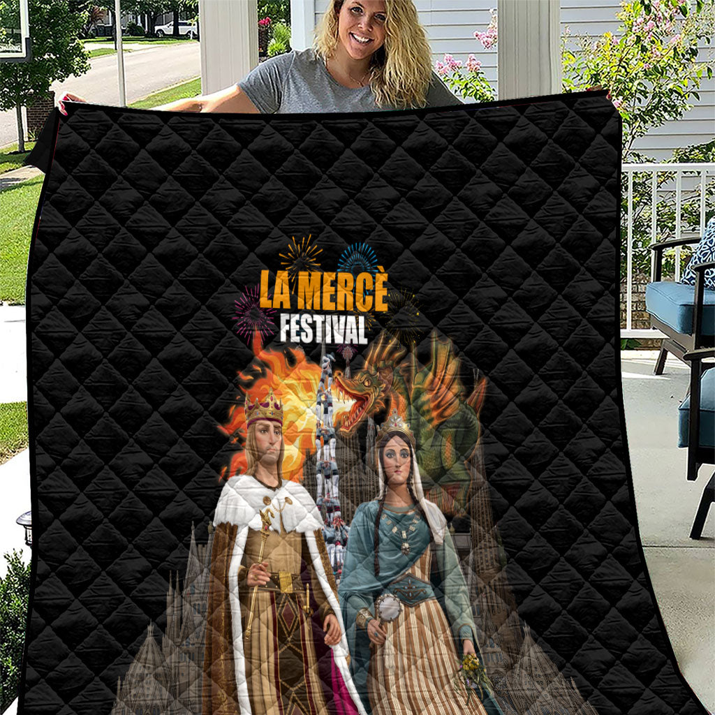 La Merce Festival Barcelona Quilt Catalan Tradition Celebration Sagrada Familia Fireworks Art