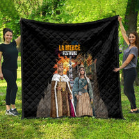La Merce Festival Barcelona Quilt Catalan Tradition Celebration Sagrada Familia Fireworks Art