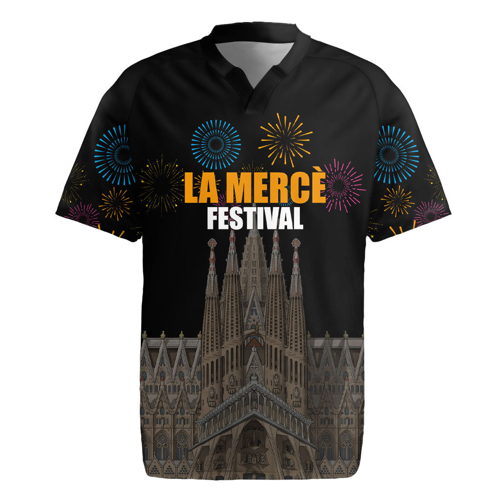 La Merce Festival Barcelona Rugby Jersey Catalan Tradition Celebration Sagrada Familia Fireworks Art
