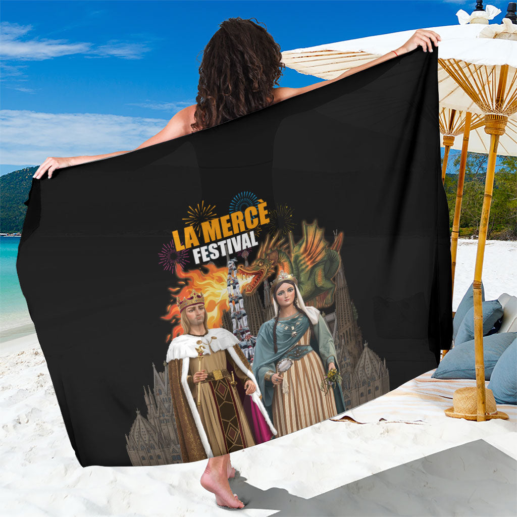 La Merce Festival Barcelona Sarong Catalan Tradition Celebration Sagrada Familia Fireworks Art
