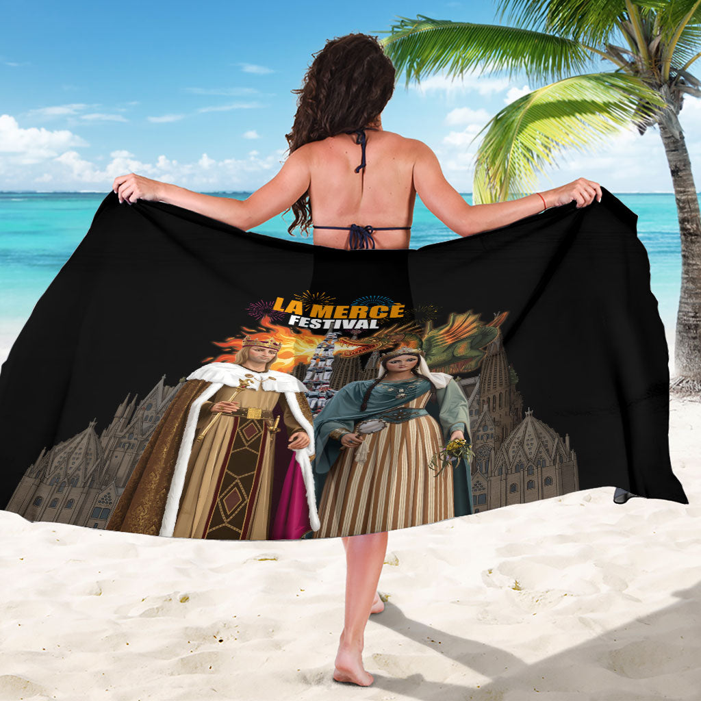 La Merce Festival Barcelona Sarong Catalan Tradition Celebration Sagrada Familia Fireworks Art