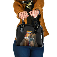 La Merce Festival Barcelona Shoulder Handbag Catalan Tradition Celebration Sagrada Familia Fireworks Art