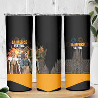 La Merce Festival Barcelona Skinny Tumbler Catalan Tradition Celebration Sagrada Familia Fireworks Art