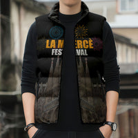 La Merce Festival Barcelona Sleeveless Puffer Jacket Catalan Tradition Celebration Sagrada Familia Fireworks Art