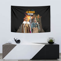 La Merce Festival Barcelona Tapestry Catalan Tradition Celebration Sagrada Familia Fireworks Art