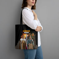 La Merce Festival Barcelona Tote Bag Catalan Tradition Celebration Sagrada Familia Fireworks Art