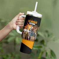 La Merce Festival Barcelona Tumbler With Handle Catalan Tradition Celebration Sagrada Familia Fireworks Art