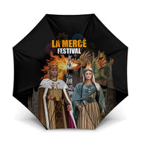 La Merce Festival Barcelona Umbrella Catalan Tradition Celebration Sagrada Familia Fireworks Art