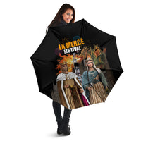 La Merce Festival Barcelona Umbrella Catalan Tradition Celebration Sagrada Familia Fireworks Art