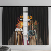 La Merce Festival Barcelona Window Curtain Catalan Tradition Celebration Sagrada Familia Fireworks Art