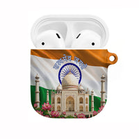 India Flag Peacock AirPods Case Vibrant Cultural Indian Taj Mahal Lotus