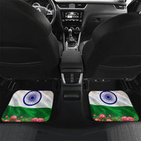 India Flag Peacock Car Mats Vibrant Cultural Indian Taj Mahal Lotus