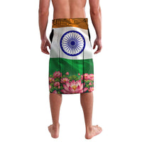 India Flag Peacock Lavalava Vibrant Cultural Indian Taj Mahal Lotus