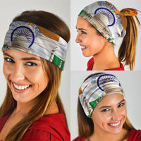 India Flag Peacock Neck Gaiter Vibrant Cultural Indian Taj Mahal Lotus