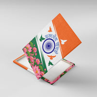 India Flag Canvas Wall Art Jet Flypast Ashoka Chakra Lotus Vibrant Patriotic Tricolor