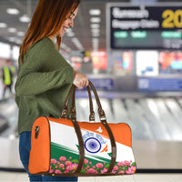 India Flag Travel Bag Jet Flypast Ashoka Chakra Lotus Vibrant Patriotic Tricolor