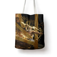 Zeus Greek Mythology King Of Gods Tote Bag Gold Meander Pattern Lightning Bolt Mythological
