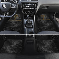 Zeus Greek Mythology King Of Gods Car Mats Golden Meander Key Pattern Lightning Bolt