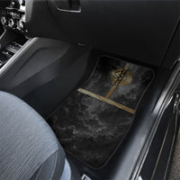 Zeus Greek Mythology King Of Gods Car Mats Golden Meander Key Pattern Lightning Bolt