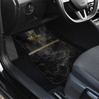 Zeus Greek Mythology King Of Gods Car Mats Golden Meander Key Pattern Lightning Bolt