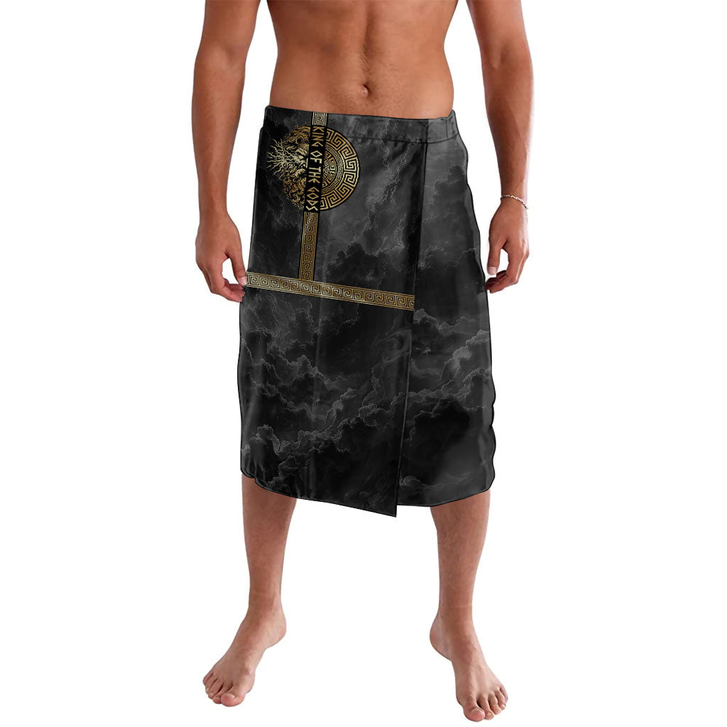 Zeus Greek Mythology King Of Gods Lavalava Golden Meander Key Pattern Lightning Bolt