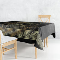 Zeus Greek Mythology King Of Gods Tablecloth Golden Meander Key Pattern Lightning Bolt