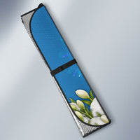 Guatemala Quetzal And Mayan Ruins Auto Sun Shade Patriotic National Symbols White Orchid Flag