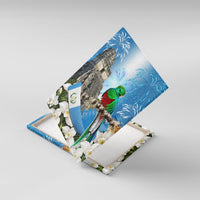 Guatemala Quetzal And Mayan Ruins Canvas Wall Art Patriotic National Symbols White Orchid Flag