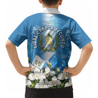 Guatemala Quetzal And Mayan Ruins Hawaiian Shirt Patriotic National Symbols White Orchid Flag