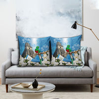 Guatemala Quetzal And Mayan Ruins Pillow Cover Patriotic National Symbols White Orchid Flag