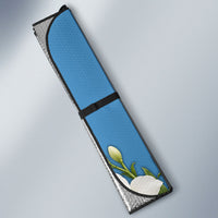 Guatemala Auto Sun Shade Quetzal Mayan Ruins Orchid Flag