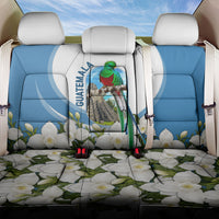 Guatemala Back Car Seat Cover Quetzal Mayan Ruins Orchid Flag