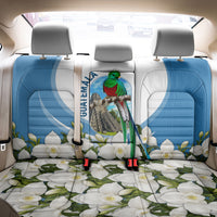 Guatemala Back Car Seat Cover Quetzal Mayan Ruins Orchid Flag