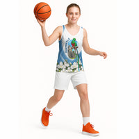 Guatemala Basketball Jersey Quetzal Mayan Ruins Orchid Flag