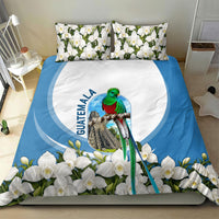 Guatemala Bedding Set Quetzal Mayan Ruins Orchid Flag