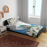 Guatemala Bedding Set Quetzal Mayan Ruins Orchid Flag