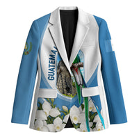 Guatemala Blazer Quetzal Mayan Ruins Orchid Flag