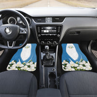 Guatemala Car Mats Quetzal Mayan Ruins Orchid Flag