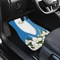 Guatemala Car Mats Quetzal Mayan Ruins Orchid Flag