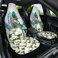 Guatemala Car Seat Cover Quetzal Mayan Ruins Orchid Flag