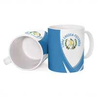 Guatemala Ceramic Mug Quetzal Mayan Ruins Orchid Flag