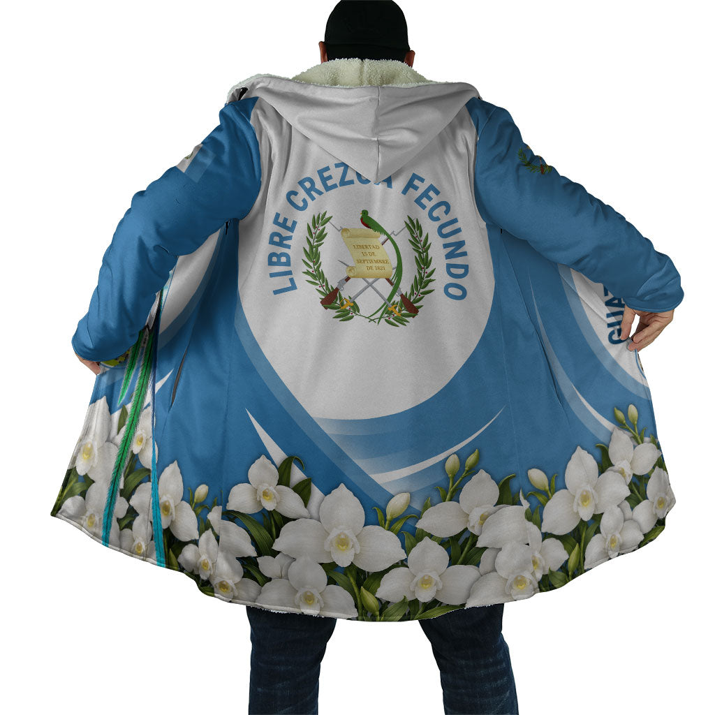 Guatemala Cloak Quetzal Mayan Ruins Orchid Flag