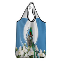 Guatemala Grocery Bag Quetzal Mayan Ruins Orchid Flag